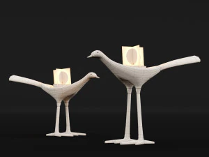 candlestick set 10 3D Model