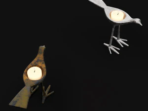 candlestick set 10 3D Model