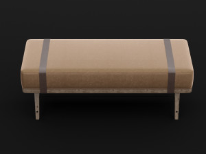 bed bench 5 Modelo 3D