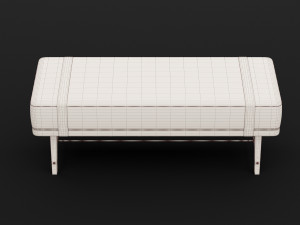 bed bench 5 Modelo 3D