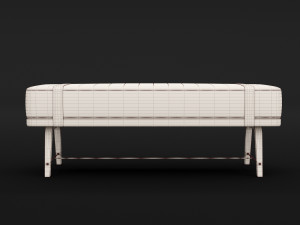 bed bench 5 Modelo 3D