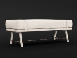 bed bench 5 3D Model