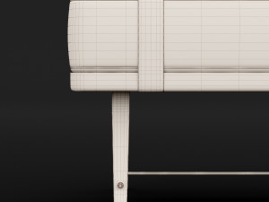 bed bench 5 Modelo 3D