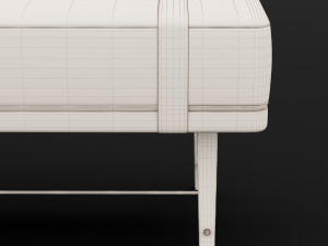 bed bench 5 Modelo 3D