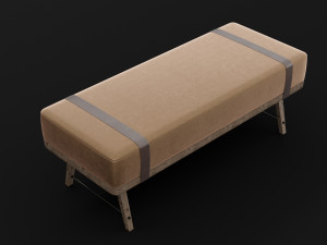 bed bench 5 Modelo 3D