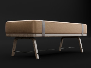 bed bench 5 Modelo 3D