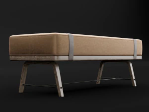 bed bench 5 3D Model