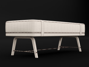 bed bench 5 Modelo 3D