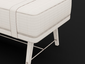 bed bench 5 Modelo 3D