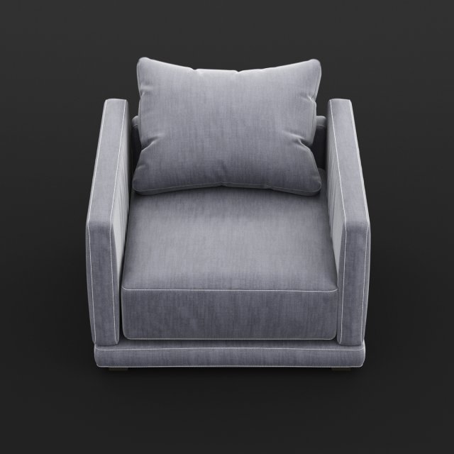 modern fabric chair 3Dモデル .c4d .max .obj .3ds .fbx .stl .blend 
