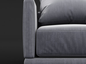 modern fabric chair 3Dモデル