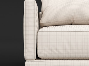 modern fabric chair 3Dモデル