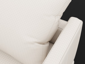 modern fabric chair 3Dモデル