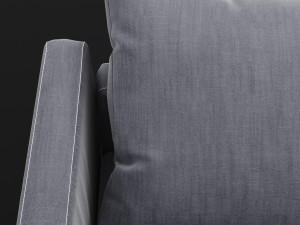 modern fabric chair 3Dモデル