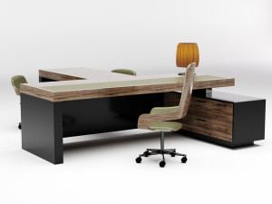 office furniture collection 1 3D Model