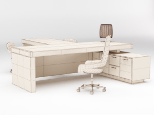 office furniture collection 1 3D Model