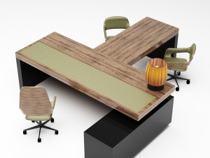 office furniture collection 1 3D Model