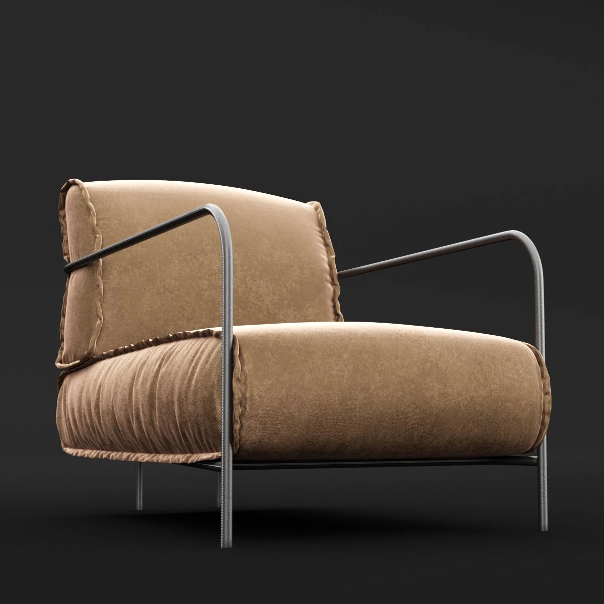 lounge chair 2 3D Model .c4d .max .obj .3ds .fbx .stl .blend 