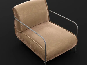 lounge chair 2 3D Model