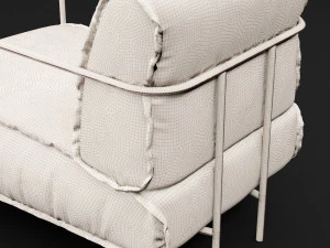 lounge chair 2 3D Model