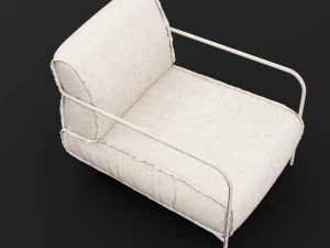 lounge chair 2 3D Model