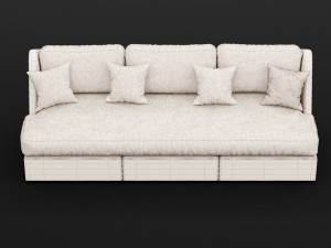 sofa whith pillow 3D-Modell