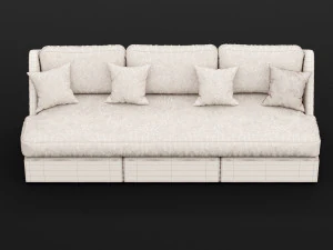 sofa whith pillow 3D Model