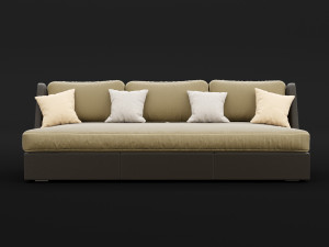 sofa whith pillow 3D-Modell