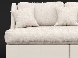 sofa whith pillow 3D Model