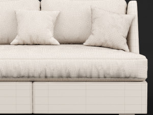sofa whith pillow 3D-Modell