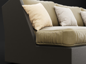 sofa whith pillow 3D-Modell