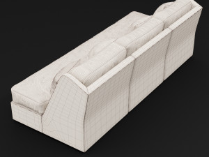 sofa whith pillow 3D-Modell