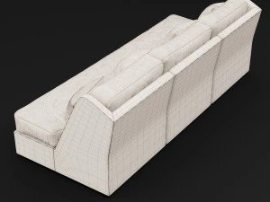 sofa whith pillow 3D Model