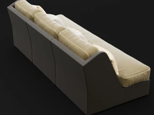 sofa whith pillow 3D Model