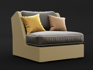 chair whith pillow 3D Model