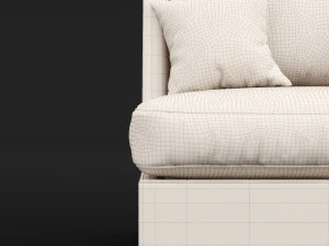 chair whith pillow 3D Model
