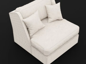 chair whith pillow 3D Model