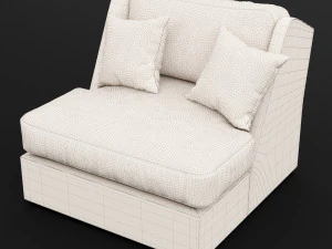 chair whith pillow 3D Model