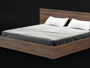 bed sheets pack 01 3D Model