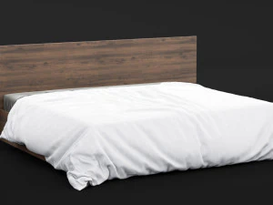 bed sheets pack 01 3D Model