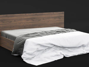bed sheets pack 01 3D Model