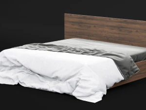 bed sheets pack 01 3D Model