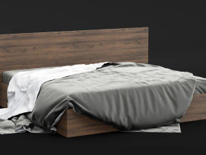 bed sheets pack 01 3D Model