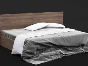 bed sheets pack 01 3D Model