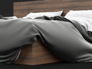 bed sheets pack 01 3D Model