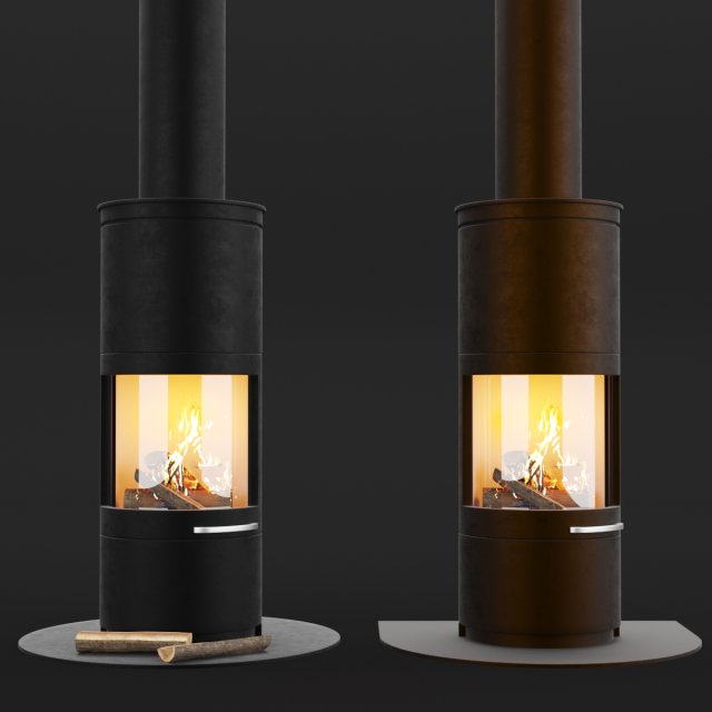 fireplace 01 3D Модель .c4d .max .obj .3ds .fbx .stl .blend 