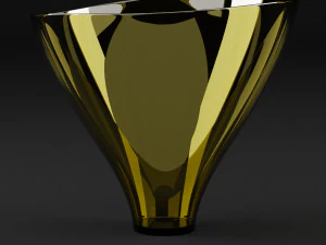 decorative glass vases set 3D Model