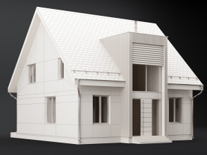 modern house 05 3D 模型