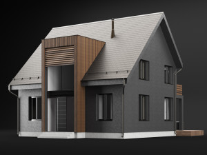 modern house 05 3D 模型