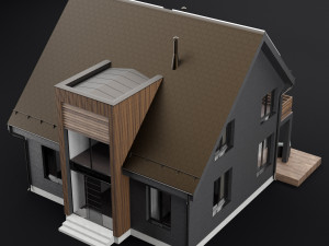 modern house 05 3D 模型